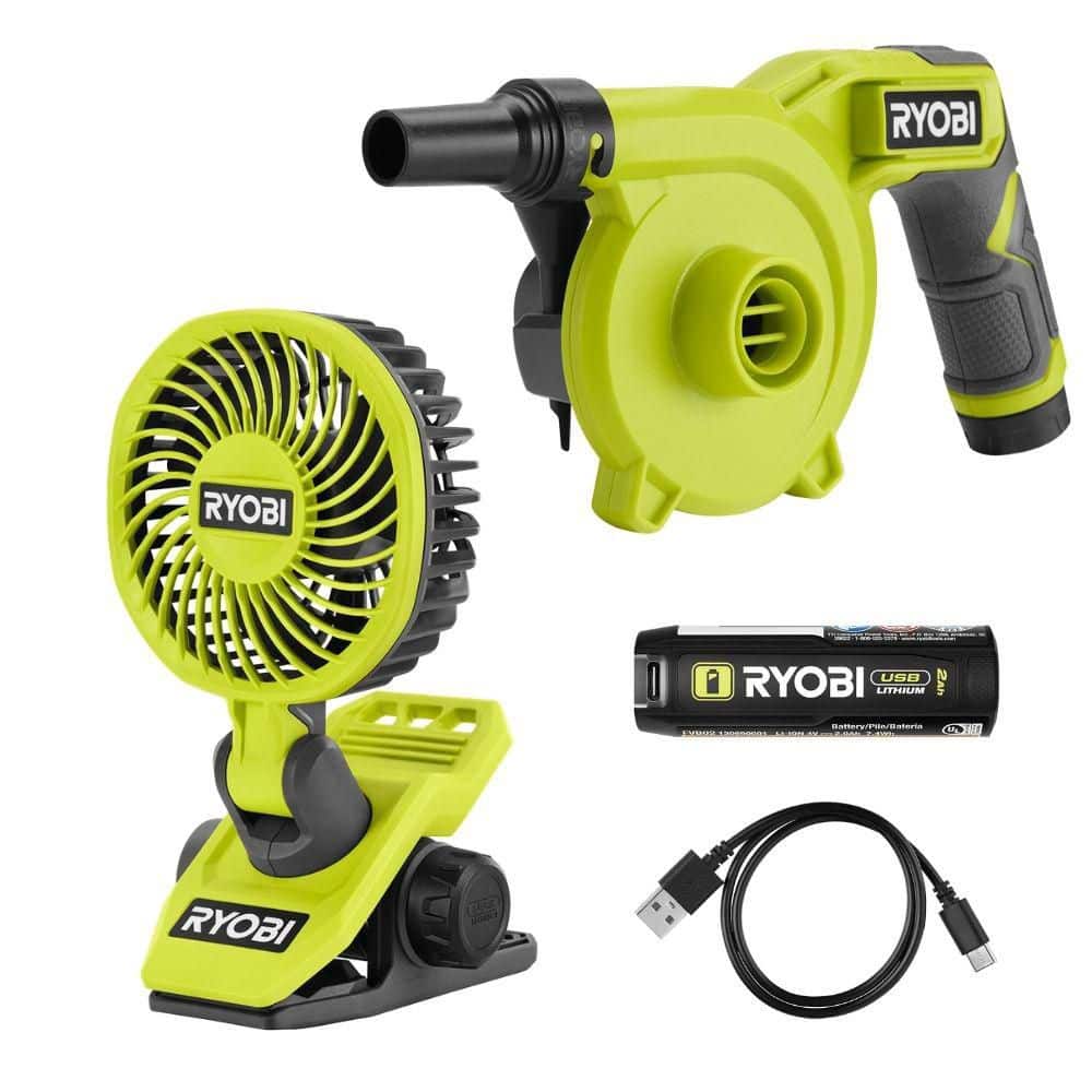 USB Lithium Cordless High Volume Inflator Kit with USB Lithium 2.0 Ah Battery with USB Lithium Cordless Clamp Fan price history on PriceWatchPro