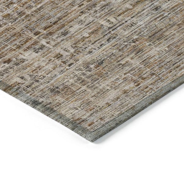 Chantille Machine Washable Indoor/Outdoor Abstract ACN1746 Brown 5 ft. x 7 ft. 6 in. Area Rug