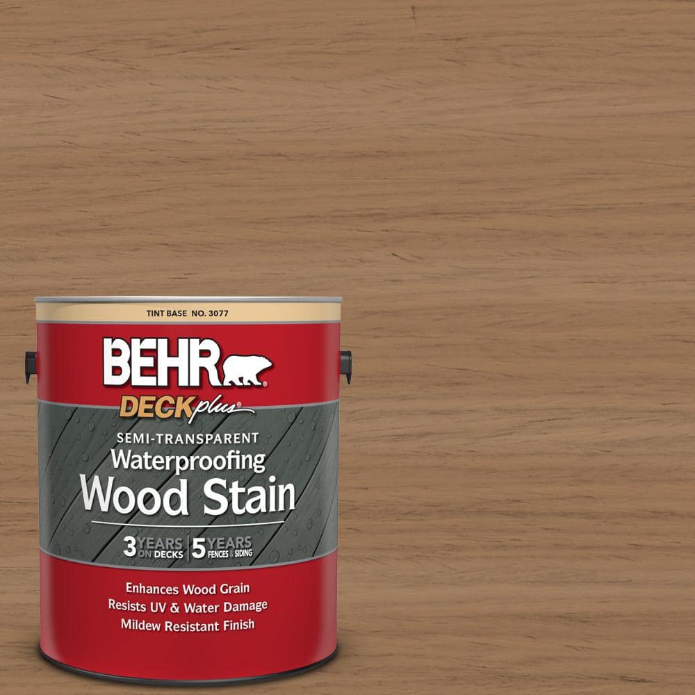1 gal. #ST-158 Golden Beige Semi-Transparent Waterproofing Exterior Wood St
