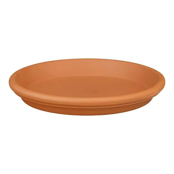 14 in. W x 1.9 in. H Medium Terracotta Plant Saucer