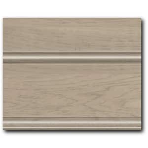 4 in. x 3 in. Finish Chip Cabinet Color Sample in Translucent Monument Grey Hickory