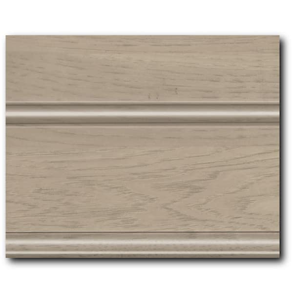 KraftMaid 4 in. x 3 in. Finish Chip Cabinet Color Sample in Translucent Monument Grey Hickory