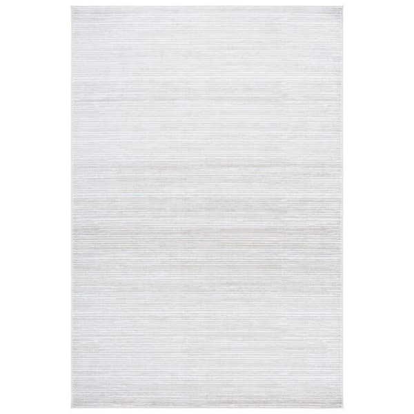 Vision 3 ft. x 5 ft. Ivory Solid Marle Area Rug