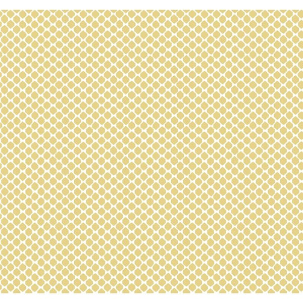 York Wallcoverings Solarium Geo Yellow Spray and Stick Roll (Covers 60.75 sq. ft.)