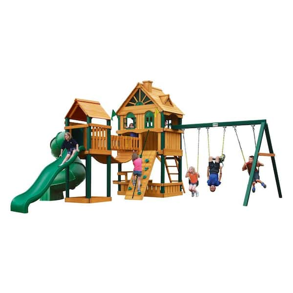 Gorilla Playsets Woodbridge Cedar Swing Set