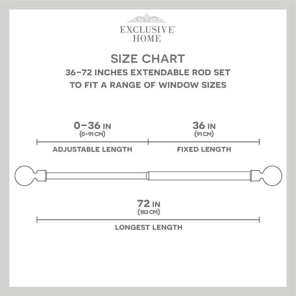 Curtain Rod Size & Length Guide