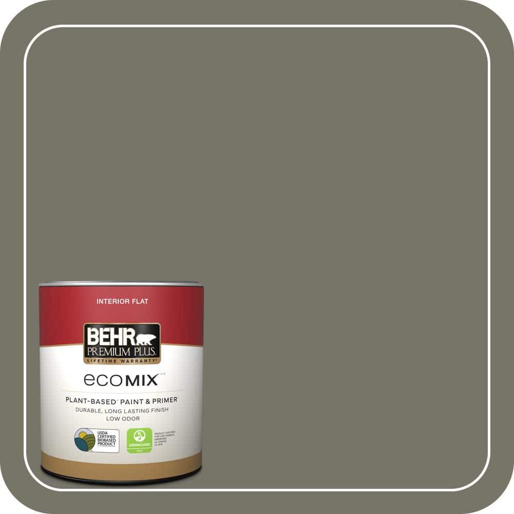 1 qt. #BXC-44 Pepper Mill Flat EcoMix Plant-Based Interior Paint & Primer price history on PriceWatchPro