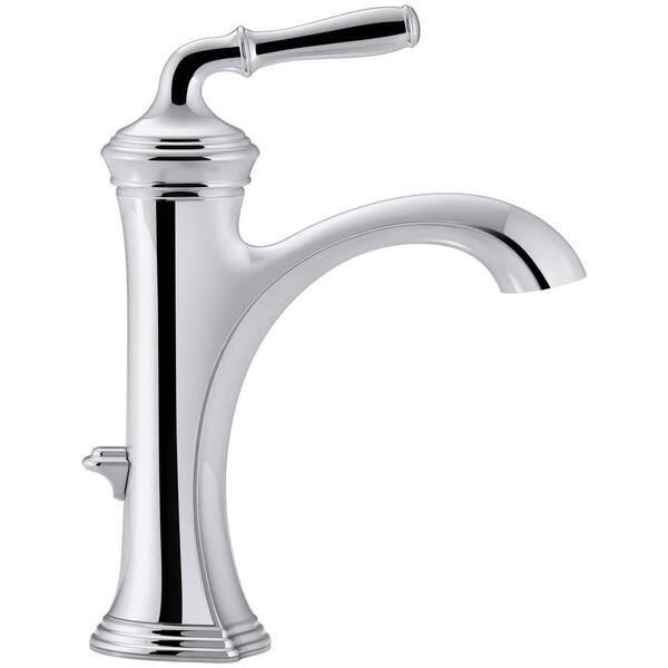 KOHLER Devonshire Single Hole Single Handle Water-Saving Bathroom Faucet in Polished Chrome