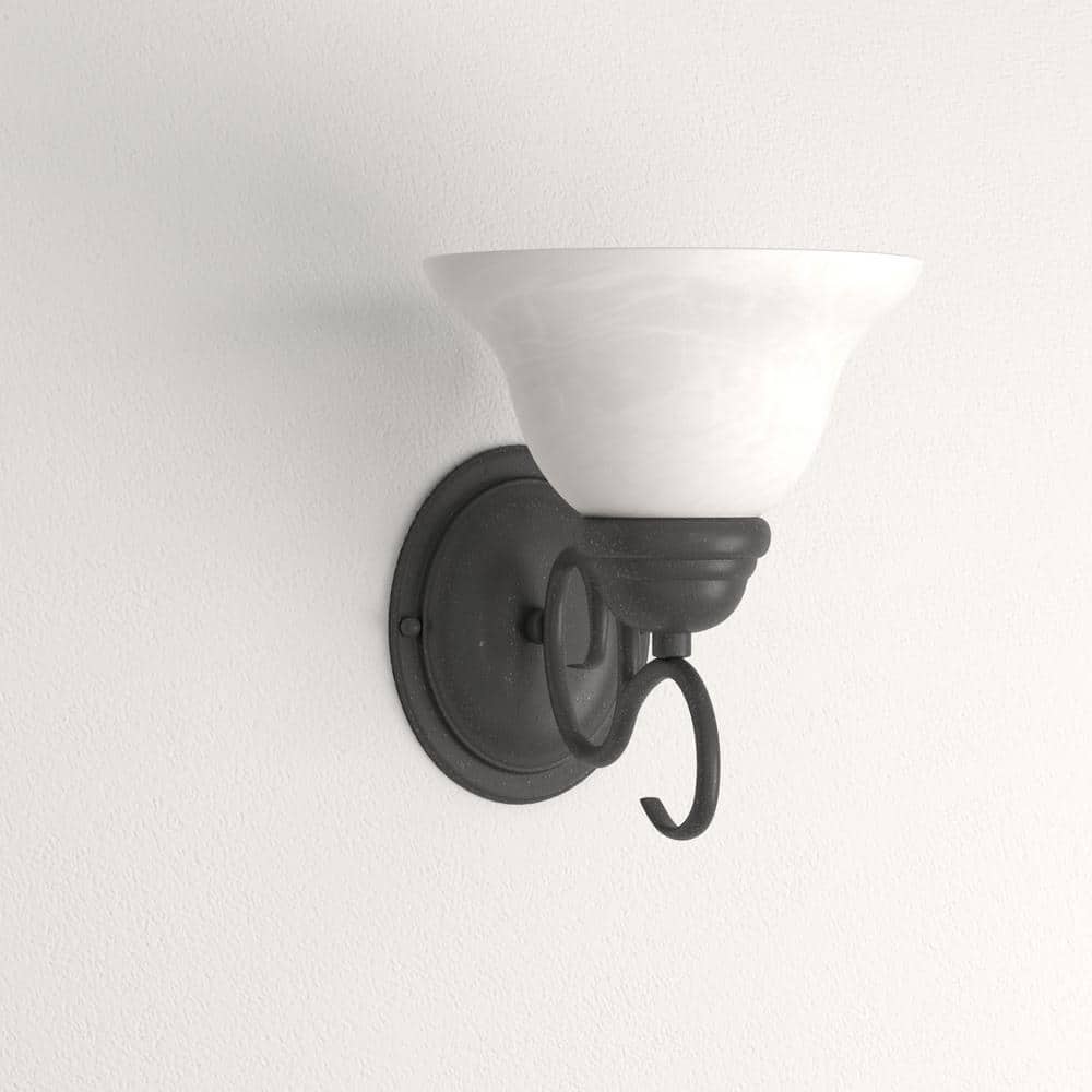 Black Bronze 9" Transitional Wall Sconce