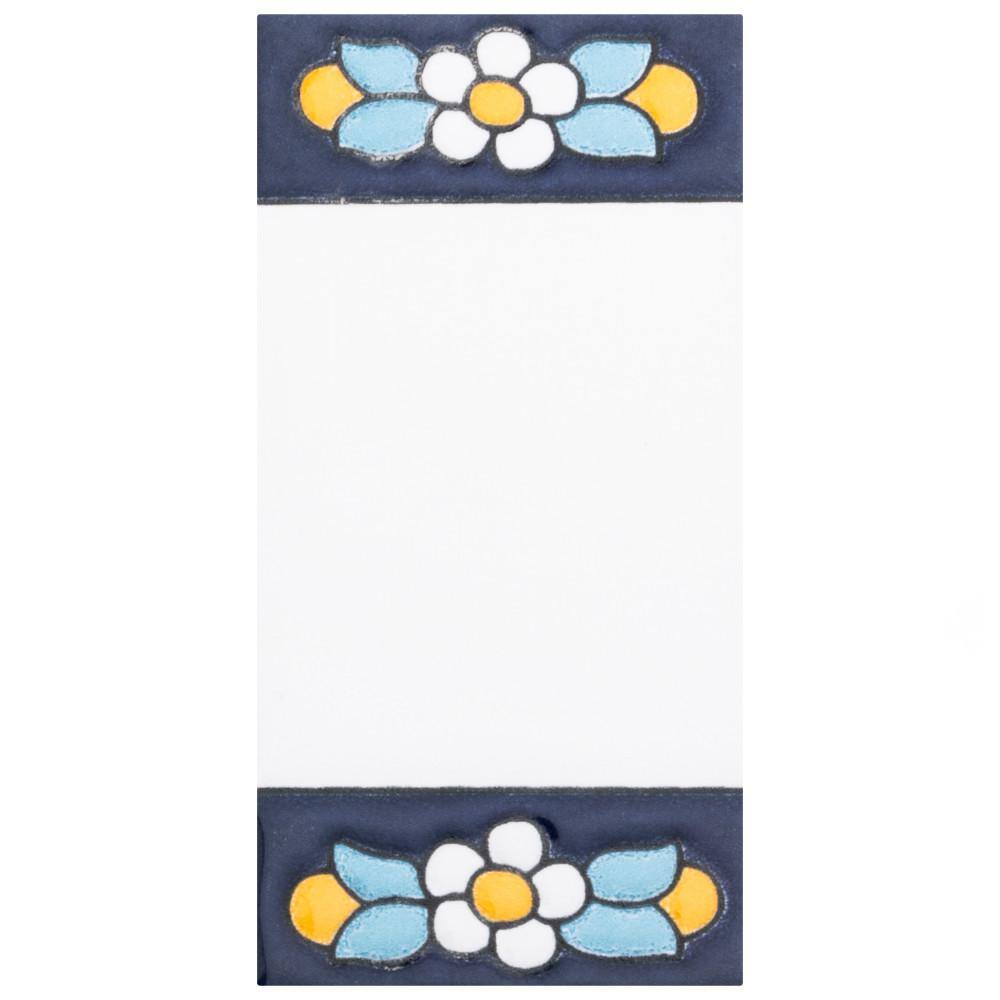 Sevillano Flora Address Accents Blank 2-1/8 in. x 4-3/8 in. Ceramic Wall Tile (0.07 sq. ft./Each) price history on PriceWatchPro