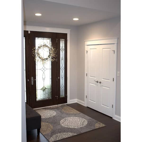 HOUSE OF FARA 11/16 in. D x 2-1/4 in. W x 84 in. L Primed Radiata Pine Wood PFJ Casing Moulding Casing Moulding