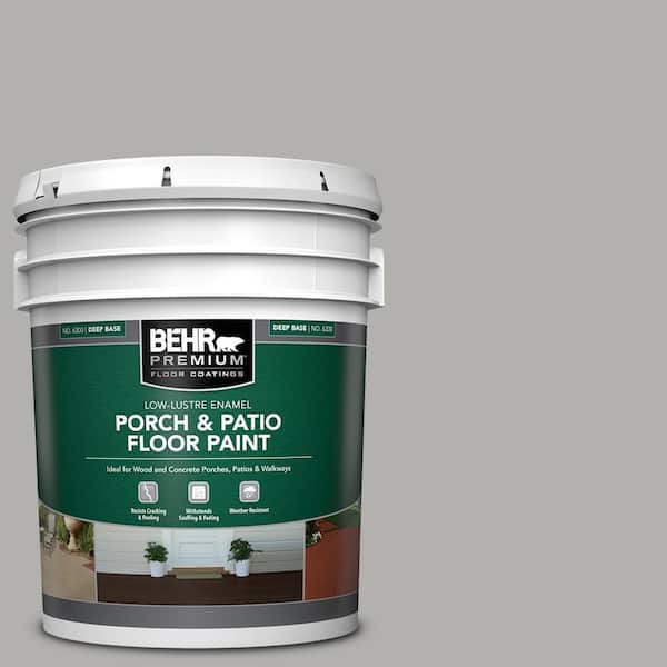 5 gal. #BXC-25 Colonnade Gray Low-Lustre Enamel Interior/Exterior Porch and Patio Floor Paint