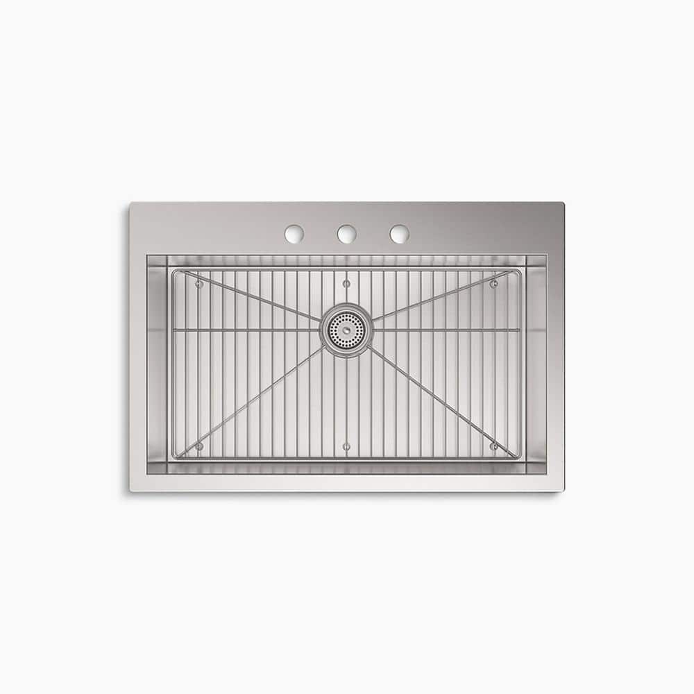 Vault 33" Stainless Steel Drop-In Single Bowl Kitchen Sink