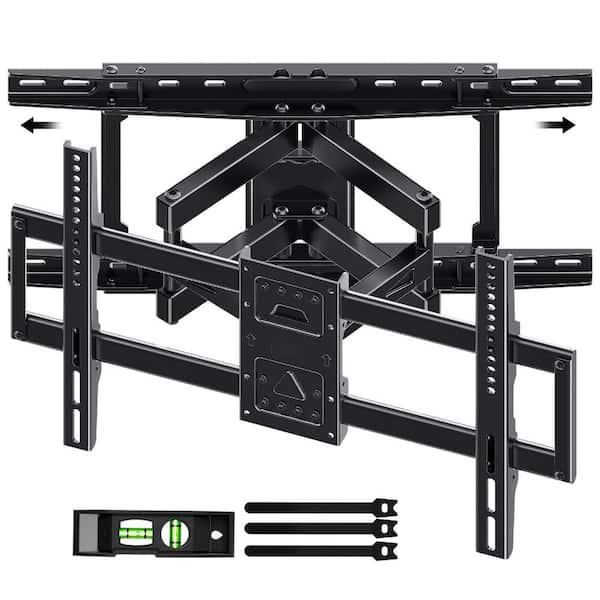 Full Motion TV Wall Mount for 37‑90" TVs, Swivel Tilt Articulating Bracket, 600x400 VESA
