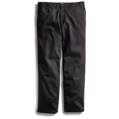 Men's 8 Series Size 42 in. x 30 in. Black Flex Canvas Work Pant