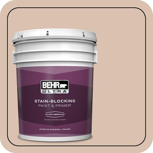 BEHR ULTRA 5 gal. #S220-2 Artisan Tea Extra Durable Eggshell Enamel Interior Paint & Primer