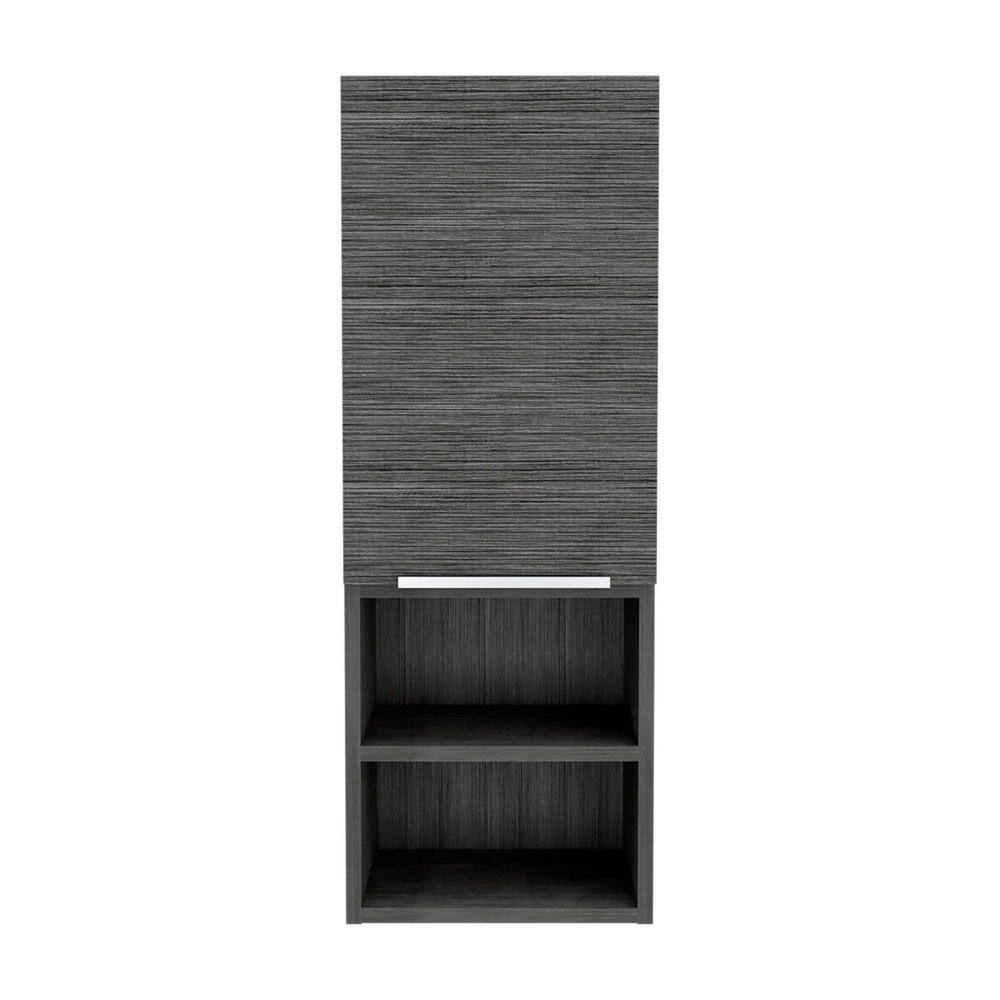 11.81 in. W x 32.08 in. H Rectangular Gray Recessed or Surface Mount Medici