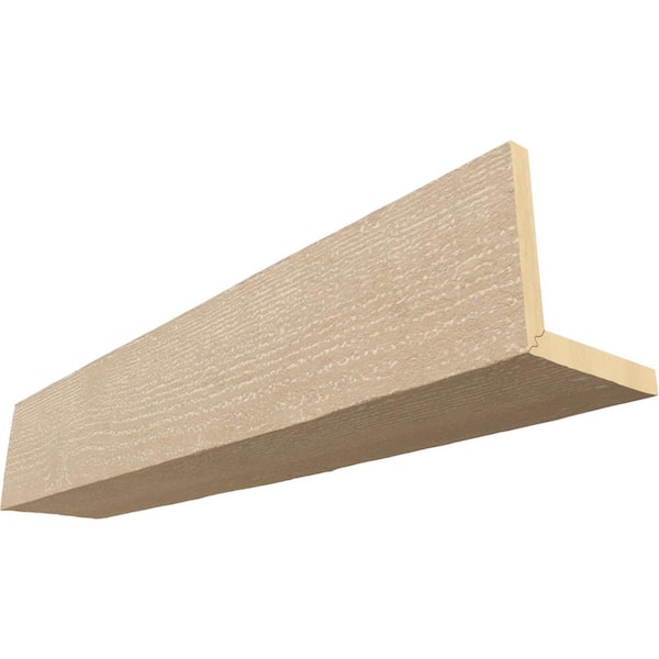 Endurathane 6 in. H x 4 in. W x 12 ft. L Rough Sawn Sand Dune Faux Wood Beam