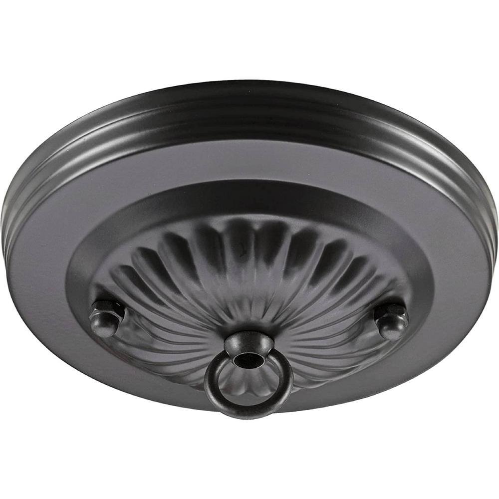 Oil Rubbed Bronze Traditional Chandelier Fixture Canopy Kit, 5" Diameter