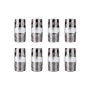 3/4 in. x 2 in. Galvanized Steel Nipple (8-Pack)