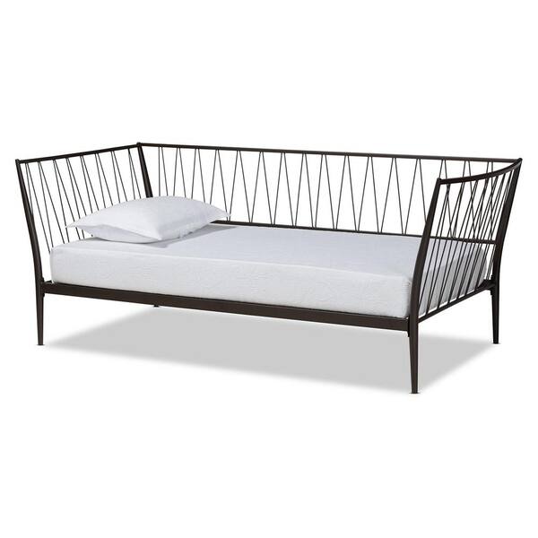 Baxton Studio Lysa Black Bronze Twin Size Daybed