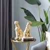 Gold Resin Leopard Sculpture (Set of 2) - 4 x 8 x 12 and 4 x 6 x 10 - On  Sale - Bed Bath & Beyond - 32162209