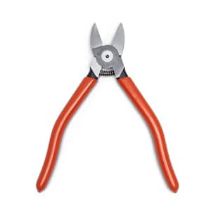 7 in. Flush Cut Plastic Cutting Pliers with Dipped Grips