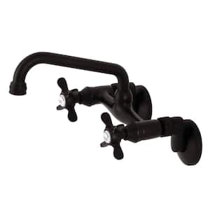 Essex 2-Handle Wall-Mount Standard Kitchen Faucet in Oil Rubbed Bronze