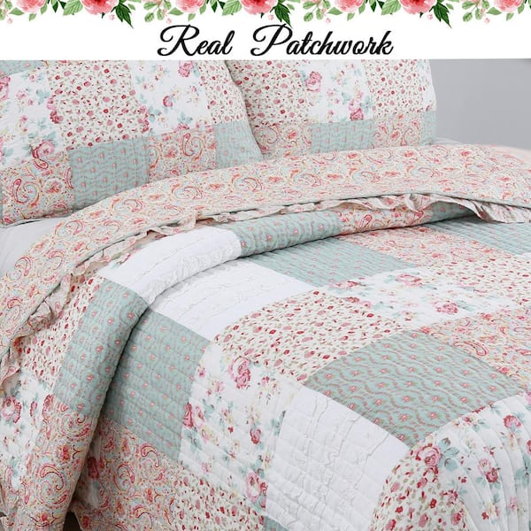 Ryleigh Floral Patchwork Country Garden Fall Flowers Paisley Window Cu –  Cozy Line Home Fashions