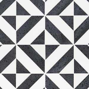 MSI Verdant Green Geometrica Pattern 12 in. x 12 in. Polished Mosaic Marble Floor and Wall Tile (10 Sq. ft./Case)