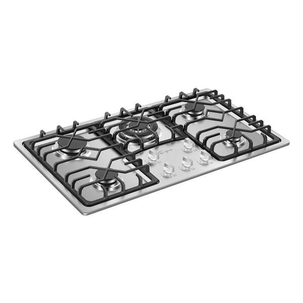 Empava 36 in. Recessed Gas Stove Cooktop with 5 Italy SABAF Sealed 