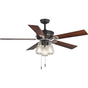 Teasley 56 in. Graphite Integrated Led Ceiling Fan