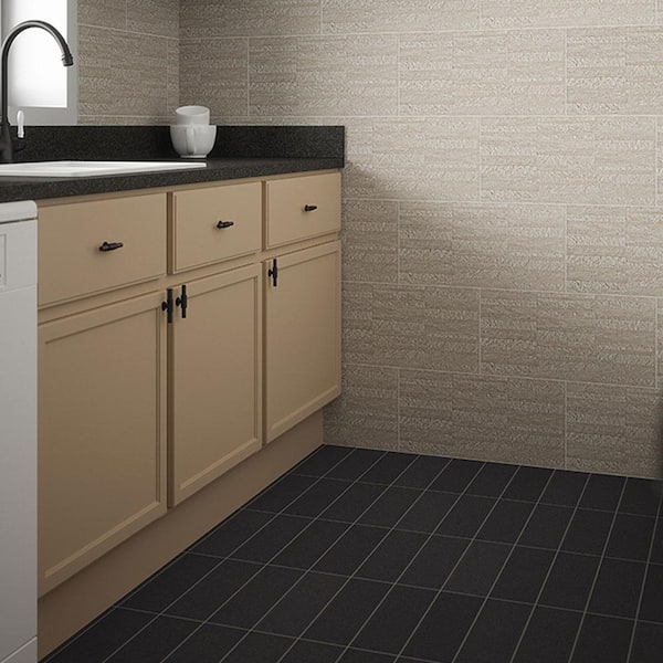 Jeffrey Court Basalt Gray 4 in. x 12 in. Honed Basalt Wall and Floor Tile (1 sq. ft./Pack)* Jeffrey Court Basalt Gray 4 in. x 12 in. Honed Basalt Wall and Floor Tile (1 sq. ft./Pack)*