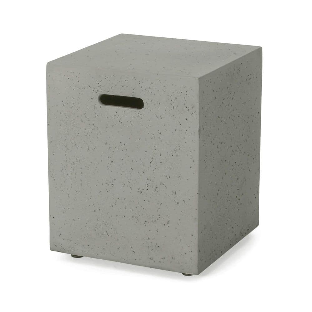 Propane Tank Cover Table 16.25 in. Outdoor Gas Tank Storage Side Table Fits