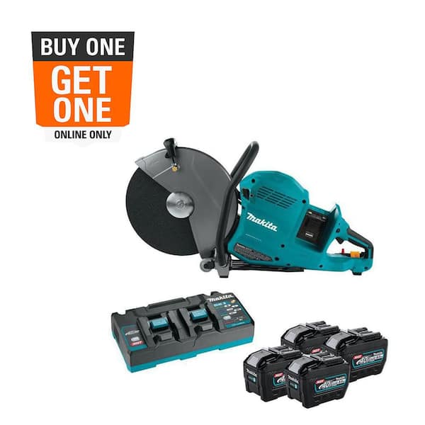 80V max (40V max X2) XGT Brushless Cordless 14 in. Power Cutter Kit with 4 Batteries (8.0Ah)