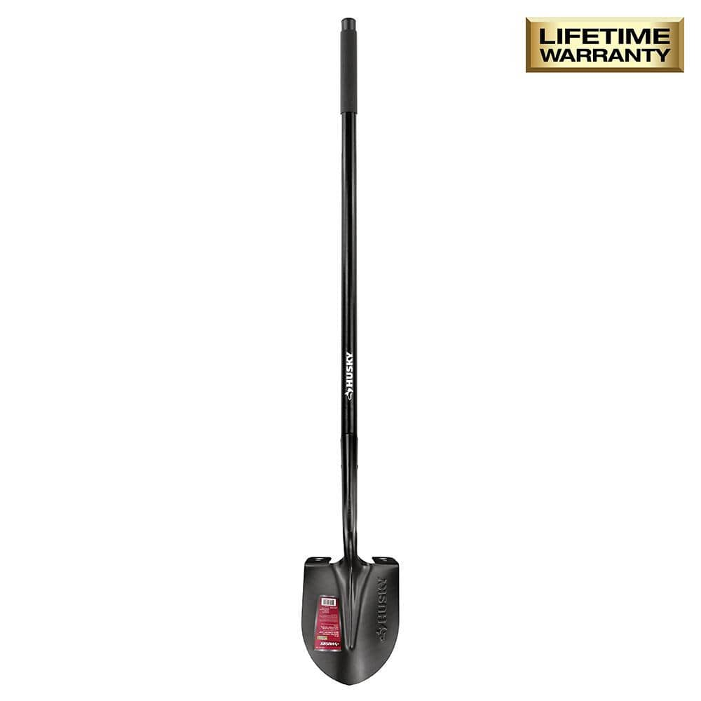 47 in. L Fiberglass Handle Carbon Steel Digging Shovel with Grip