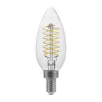 60-Watt Equivalent B11 Dimmable E12 Candelabra Fine Bendy Filament LED Vintage Edison Light Bulb Soft White (3-Pack)