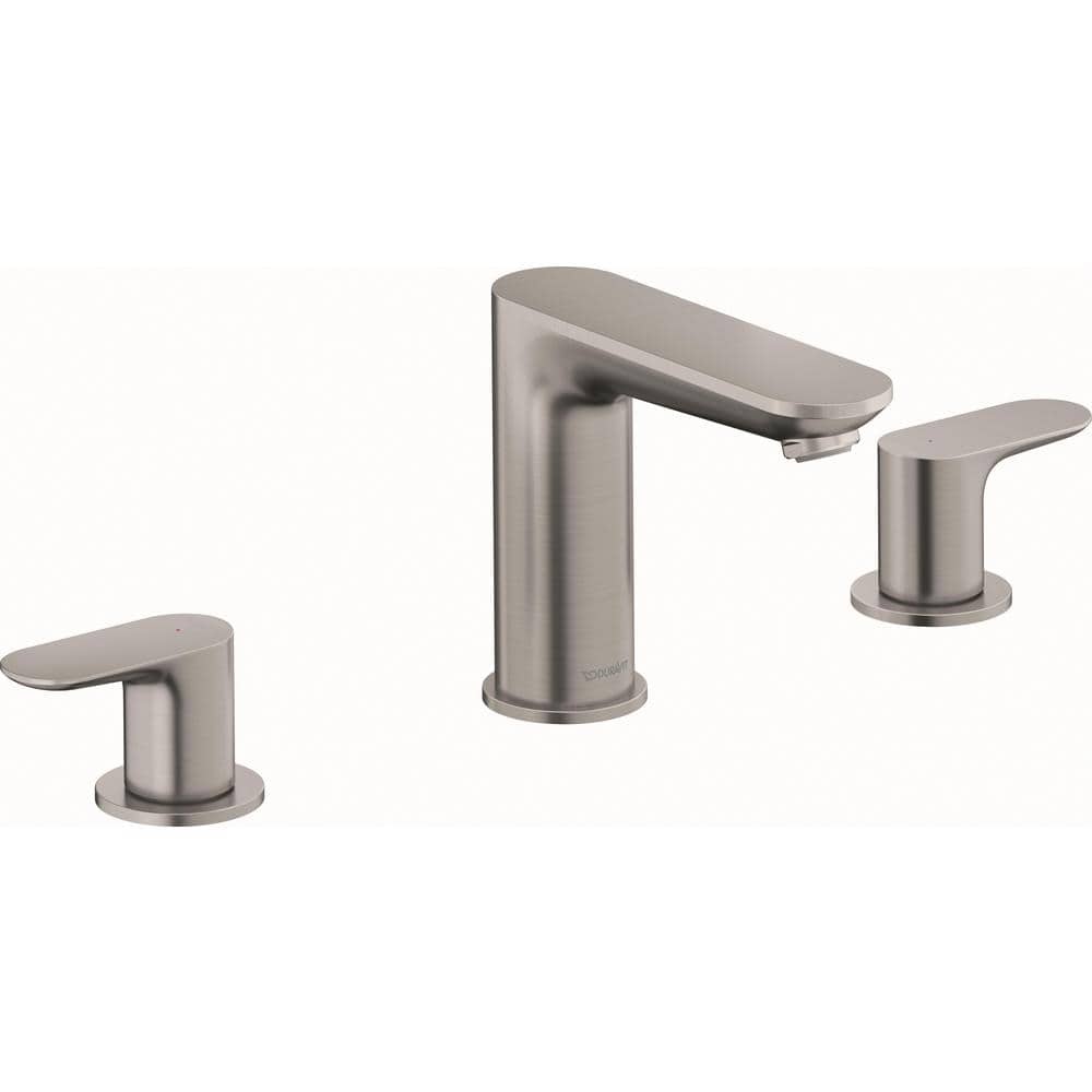 No.1 8 in. Widespread Double Handle Bathroom Faucet with Drain Kit Included in Brushed Nickel price history on PriceWatchPro
