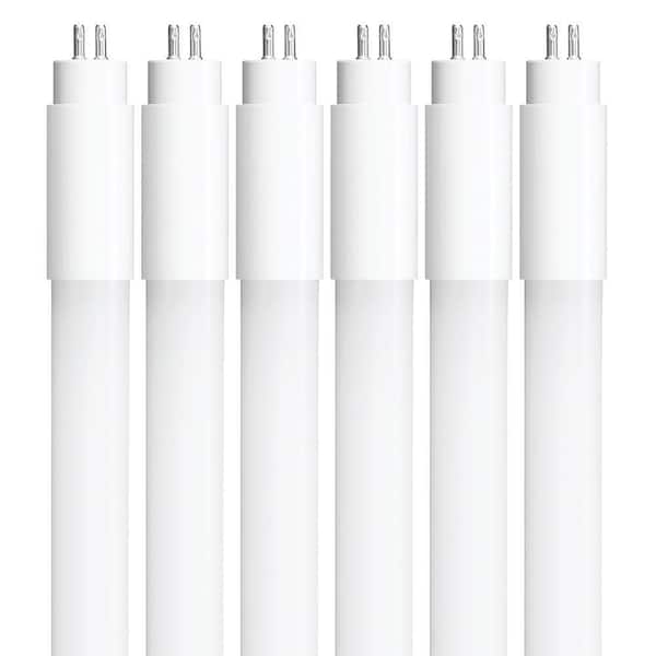 Feit Electric 12-Watt 21 in. T5 G5 Type A Plug and Play Linear LED Tube Light Bulb, Bright White 3000K (6-Pack)