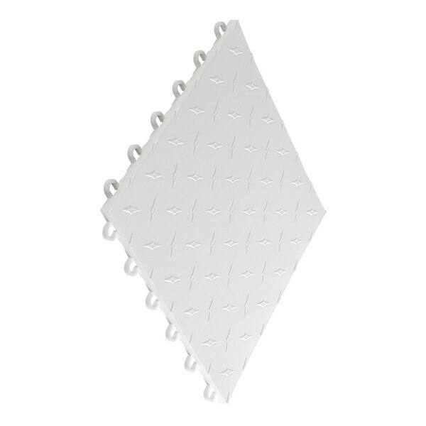 Swisstrax 2.5 in. x 2.5 in. Mocha Java Corner Edging for 15.75 in. Swisstrax Modular Tile Flooring (2-Pack)