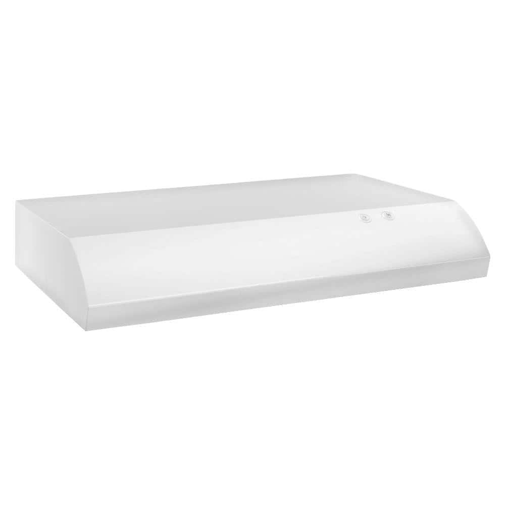 30 in. Under Cabinet Range Hood in White