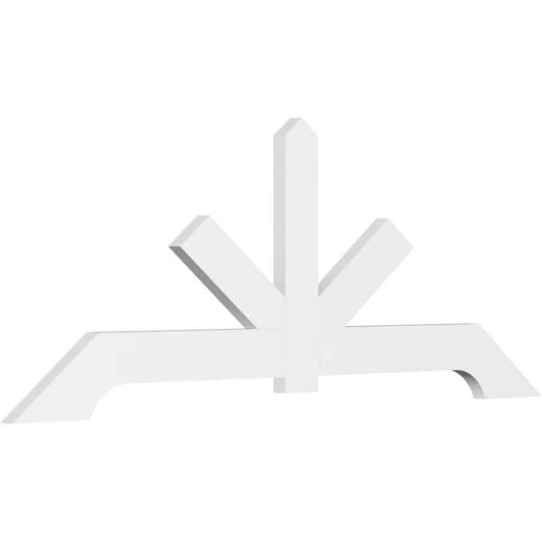 Ekena Millwork Vanguard 96 in. W x 36 in. H x 2 in. D Signature Polyurethane Bracket