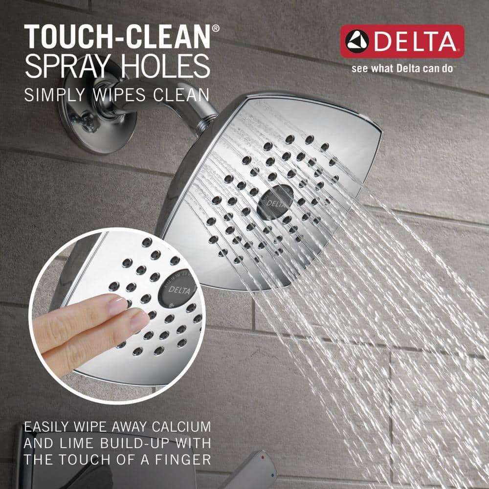Chrome Modern Single-Function Shower Faucet Set with Pressure-Balancing Valve
