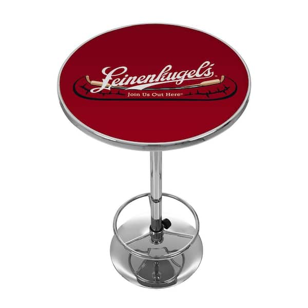 Trademark Leinenkugel Chrome Pub/Bar Table