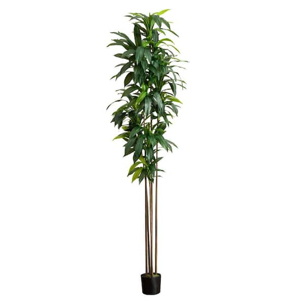 Nearly Natural 10 ft. Artificial Dracaena Tree with Real Touch Leaves