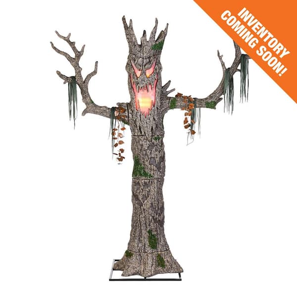 9 ft. Gruesome Grounds Giant-Sized Color Changing LED Murderous Maple