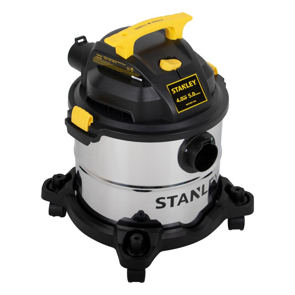 Stanley 5 Gallon Stainless Steel Wet Dry Vacuum with Blower
