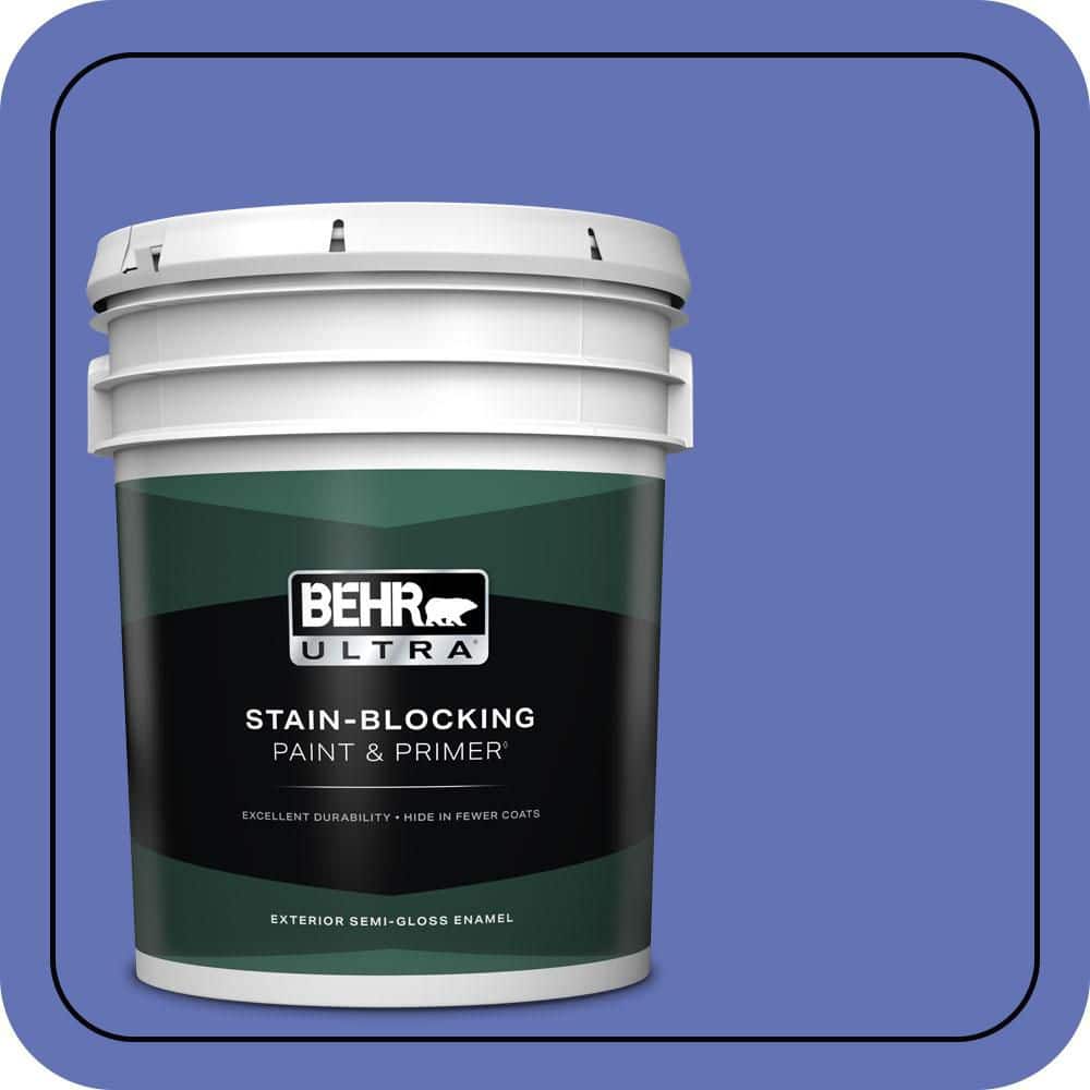 5 gal. #P540-6 Wild Pansy Semi-Gloss Enamel Exterior Paint & Primer price history on PriceWatchPro