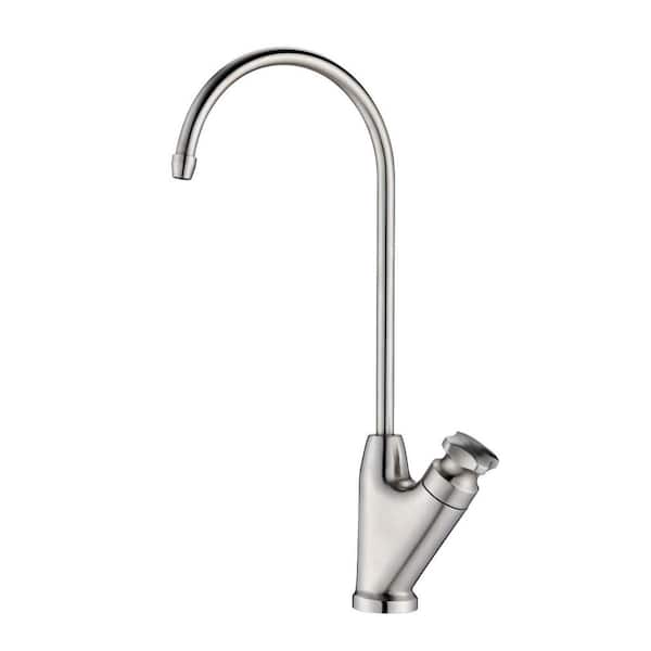 CASAINC Single Handle Standard Kitchen Faucet in Brushed Nickel Finish Drinking Water Faucet