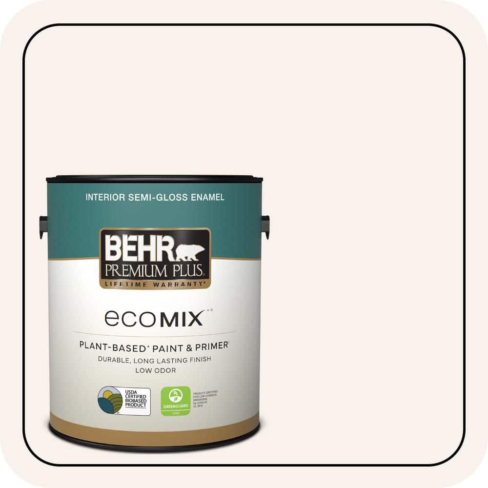 1 gal. #RD-W09 Shea Semi-Gloss Enamel EcoMix Plant-Based Interior Paint & Primer price history on PriceWatchPro